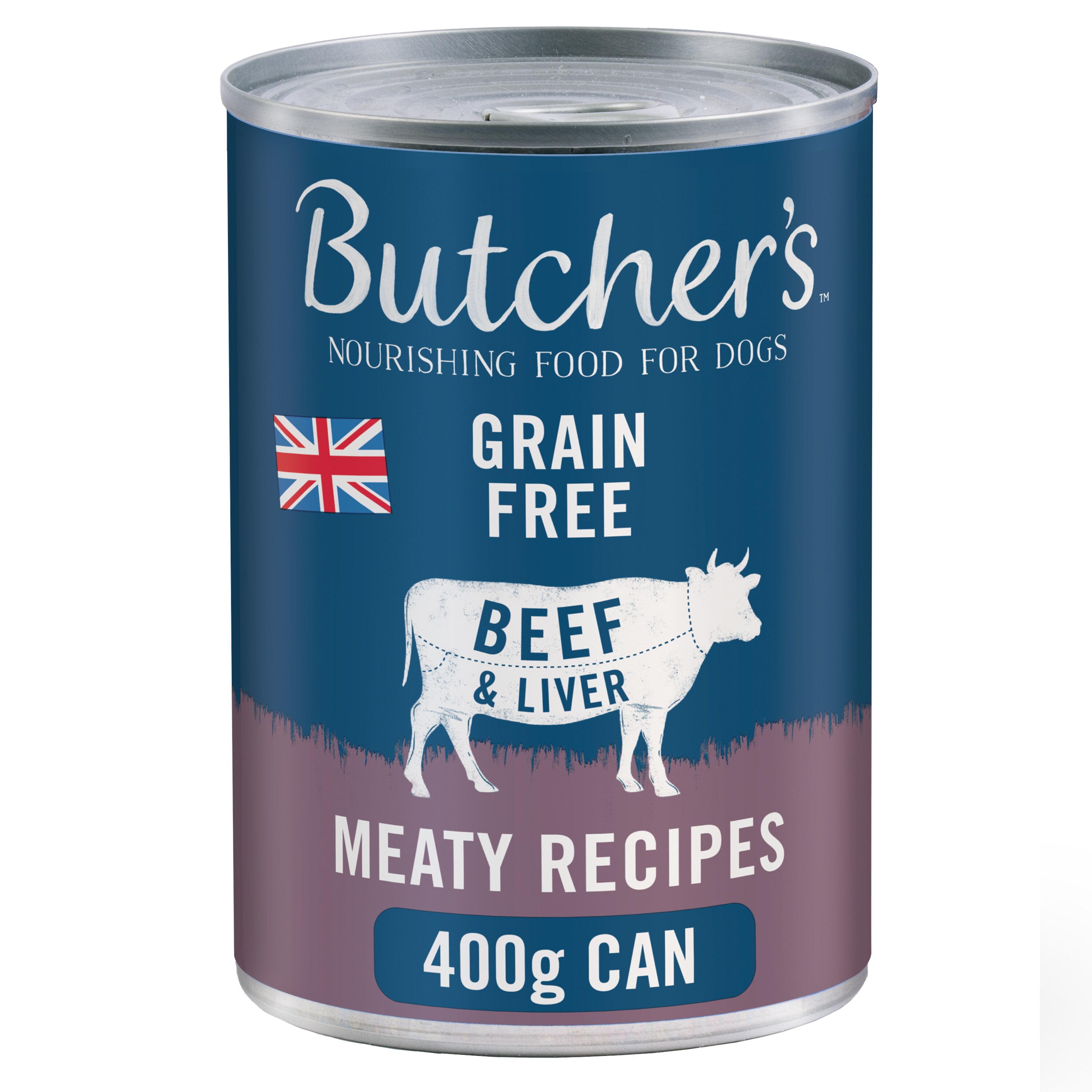Butchers Beef & Liver in Jelly Wet Dog Cans - 12 x 400g